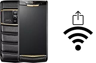 Générer un QR code avec la clé Wifi sur un Vertu Signature Touch (2015)