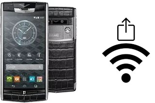 Générer un QR code avec la clé Wifi sur un Vertu Signature Touch