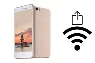 Générer un QR code avec la clé Wifi sur un Vestel Venus V3 5070