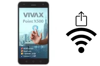 Générer un QR code avec la clé Wifi sur un Vivax Point X500