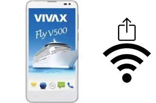 Générer un QR code avec la clé Wifi sur un Vivax Smart Fly V500