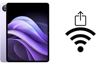 Générer un QR code avec la clé Wifi sur un vivo Pad3