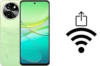 Générer un QR code avec la clé Wifi sur un vivo T3x
