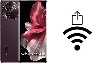 Générer un QR code avec la clé Wifi sur un vivo V30e