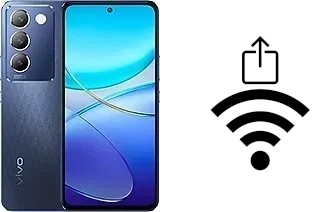 Générer un QR code avec la clé Wifi sur un vivo V30 SE