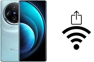Générer un QR code avec la clé Wifi sur un vivo X100 Pro