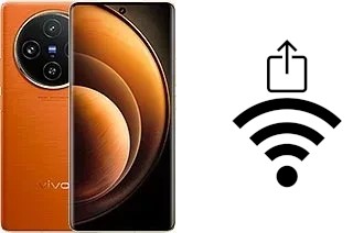 Générer un QR code avec la clé Wifi sur un vivo X100