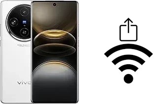 Générer un QR code avec la clé Wifi sur un vivo X100s Pro