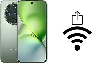 Générer un QR code avec la clé Wifi sur un vivo X200 Pro mini