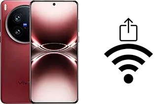 Générer un QR code avec la clé Wifi sur un vivo X200 Ultra