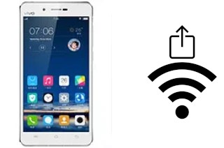Générer un QR code avec la clé Wifi sur un vivo X5Max