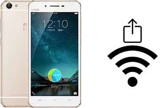 Générer un QR code avec la clé Wifi sur un vivo X6Plus