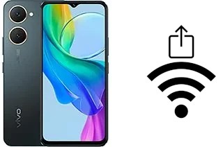 Générer un QR code avec la clé Wifi sur un vivo Y18i