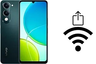 Générer un QR code avec la clé Wifi sur un vivo Y04