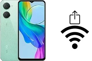 Générer un QR code avec la clé Wifi sur un vivo Y18e