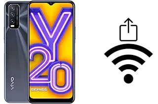 Générer un QR code avec la clé Wifi sur un vivo Y20i