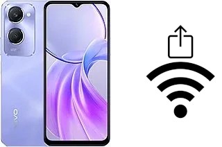 Générer un QR code avec la clé Wifi sur un vivo Y28s