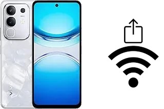 Générer un QR code avec la clé Wifi sur un vivo Y300t