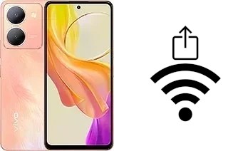 Générer un QR code avec la clé Wifi sur un vivo Y77t