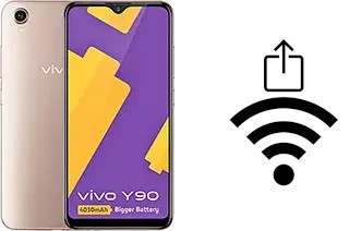 Générer un QR code avec la clé Wifi sur un vivo Y90