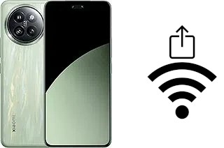 Générer un QR code avec la clé Wifi sur un Xiaomi 14 Civi