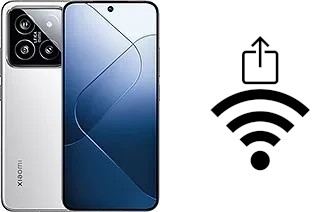 Générer un QR code avec la clé Wifi sur un Xiaomi 14