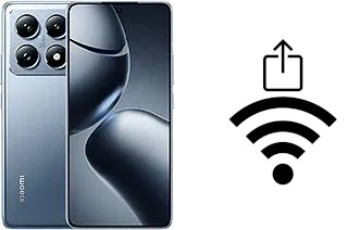 Générer un QR code avec la clé Wifi sur un Xiaomi 14T Pro
