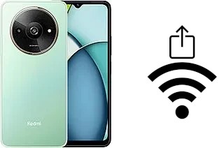 Générer un QR code avec la clé Wifi sur un Xiaomi Redmi A3x
