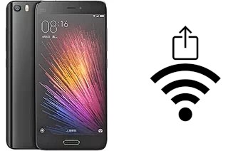 Générer un QR code avec la clé Wifi sur un Xiaomi Mi 5
