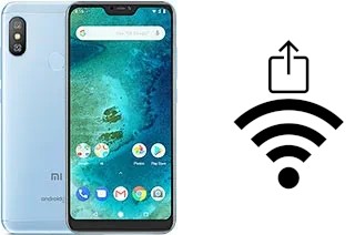 Générer un QR code avec la clé Wifi sur un Xiaomi Mi A2 Lite (Redmi 6 Pro)