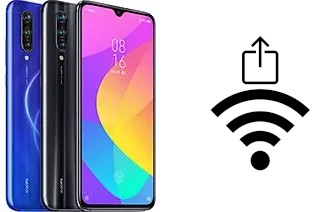 Générer un QR code avec la clé Wifi sur un Xiaomi Mi CC9