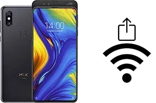 Générer un QR code avec la clé Wifi sur un Xiaomi Mi Mix 3