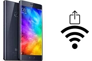 Générer un QR code avec la clé Wifi sur un Xiaomi Mi Note 2