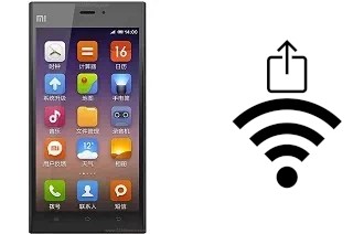 Générer un QR code avec la clé Wifi sur un Xiaomi Mi 3