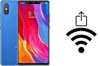 Générer un QR code avec la clé Wifi sur un Xiaomi Mi 8 SE