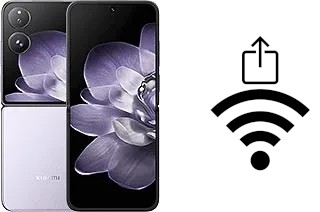 Générer un QR code avec la clé Wifi sur un Xiaomi Mix Flip