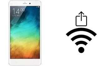 Générer un QR code avec la clé Wifi sur un Xiaomi Mi Note