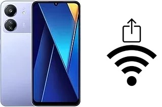 Générer un QR code avec la clé Wifi sur un Xiaomi Poco C65