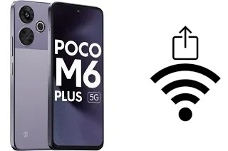 Générer un QR code avec la clé Wifi sur un Xiaomi Poco M6 Plus