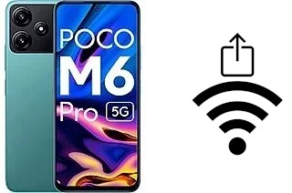 Générer un QR code avec la clé Wifi sur un Xiaomi Poco M6 Pro