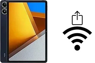 Générer un QR code avec la clé Wifi sur un Xiaomi Poco Pad