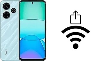 Générer un QR code avec la clé Wifi sur un Xiaomi Redmi 13 5G