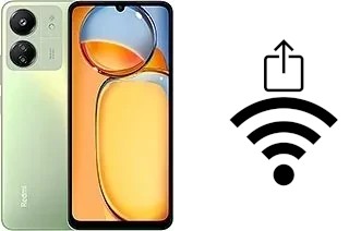 Générer un QR code avec la clé Wifi sur un Xiaomi Redmi 13C