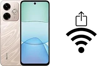 Générer un QR code avec la clé Wifi sur un Xiaomi Redmi 13x