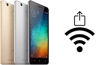 Générer un QR code avec la clé Wifi sur un Xiaomi Redmi 3s Prime