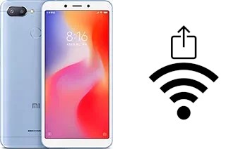 Générer un QR code avec la clé Wifi sur un Xiaomi Redmi 6