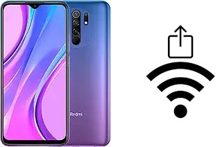 Générer un QR code avec la clé Wifi sur un Xiaomi Redmi 9