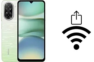 Générer un QR code avec la clé Wifi sur un Xiaomi Redmi A5 4G