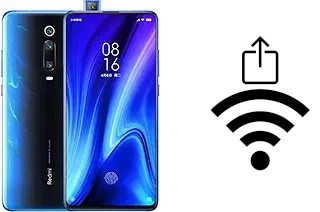 Générer un QR code avec la clé Wifi sur un Xiaomi Redmi K20