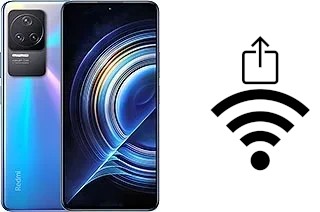 Générer un QR code avec la clé Wifi sur un Xiaomi Redmi K50
